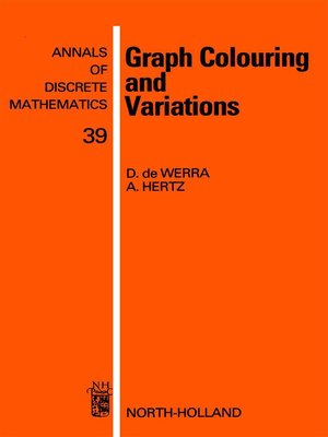 cover image of Graph Colouring and Variations